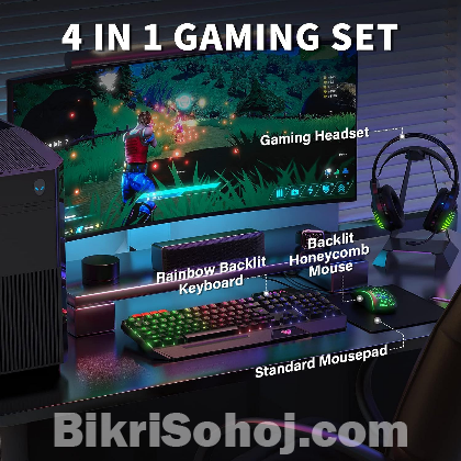 AULA T650 4 in 1 Gaming Combo Pack Product